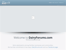 Tablet Screenshot of dairyforums.com